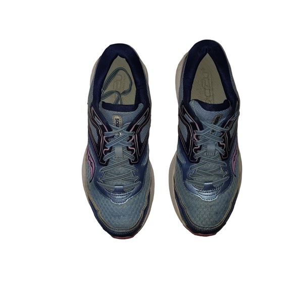 SAUCONY VERSAFOAM Cohesion 12 Blue Pink Running Shoe Size 9 - Picture 5 of 9